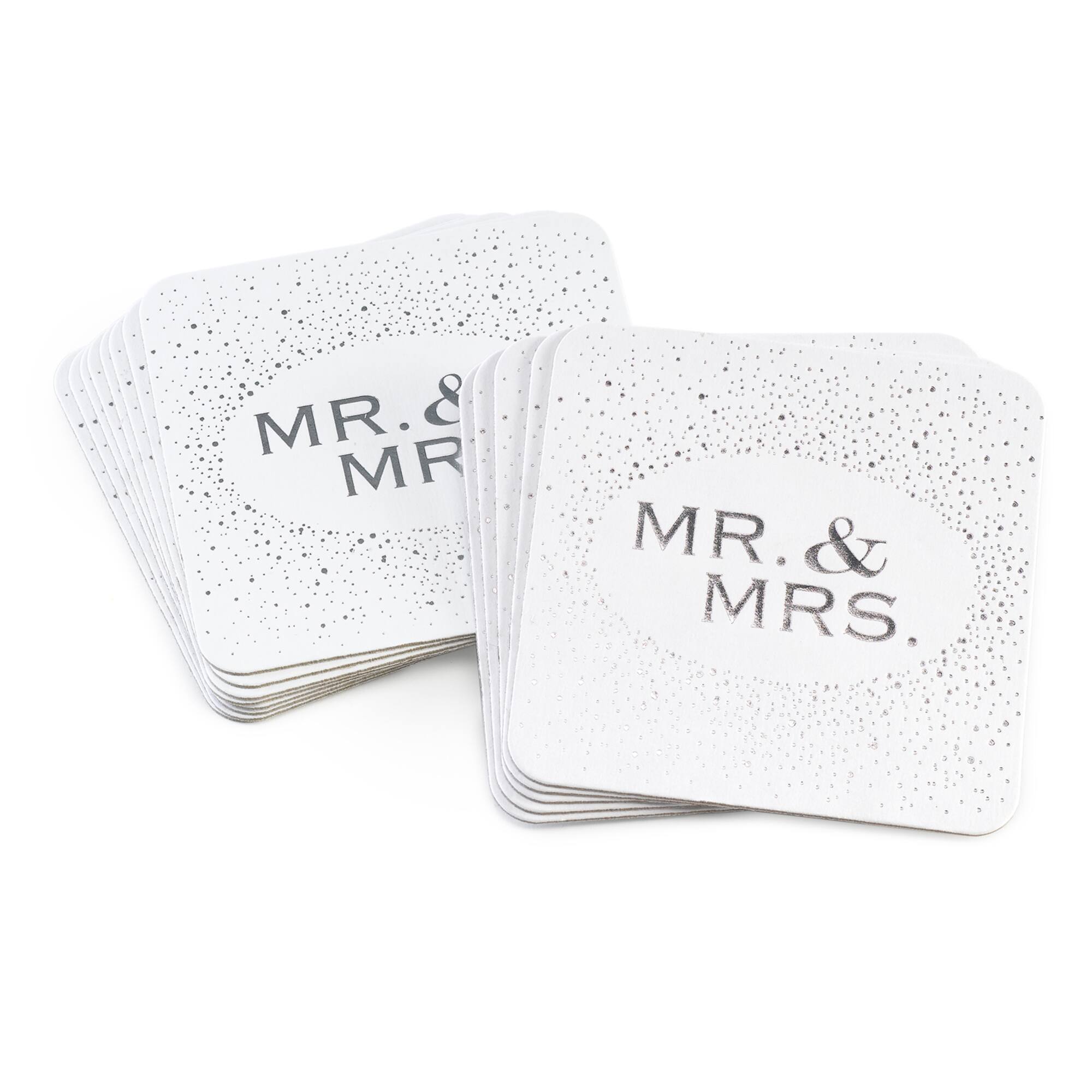 Hortense B. Hewitt Co.™ Silver Dot Coasters